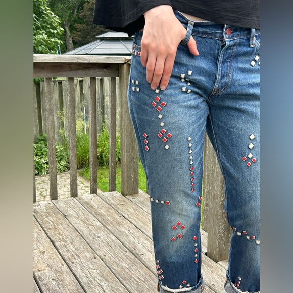 Vintage Levi’s 501 Leather Patch Size 28 - Picture 15 of 16